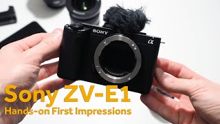 Hands-on with Sony's new full-frame ZV-E1 vlogging camera!