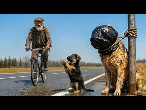 Old Man Stops After Puppy Begs for Help — You Won’t Believe This Rescue Story