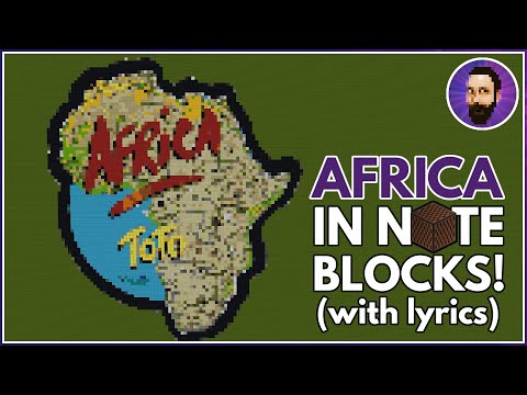 acatterz - Toto - Africa ♪ Minecraft Note Block Song (Lyrics)