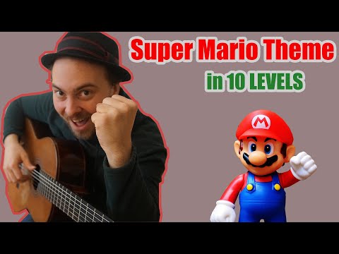 10 Levels of Jazz Guitar - Super Mario Theme