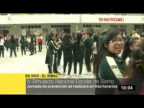 Escolares Participan Del Iv Simulacro Nacional De Sismo Tvperu