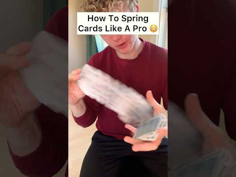 Card Spring Tutorial 🤩 #magic #magician #cardistry #tricks #shortsvideo #shorts