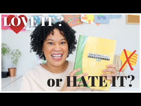 "HONEST" SAXON 6/5 HOMESCHOOL MATH & NICOLE THE MATH LADY REVIEW // DO WE LOVE IT? OR  HATE IT ?