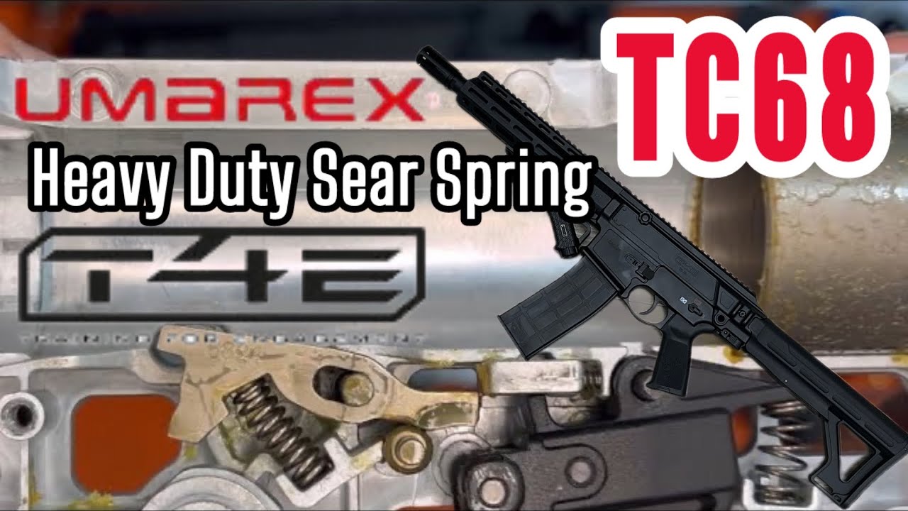 Umarex T4e TC68 16J | Upgrading Sear Spring (Autofire)