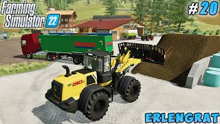 Wrapping grass bales, selling more than 600K liters of silage | Erlengrat | FS 22 | Timelapse #20