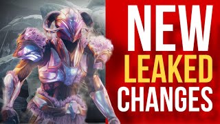 Destiny 2: The Final Shape - S23 & TFS LEAKED CHANGES - Ritual & Quality Of Life Changes