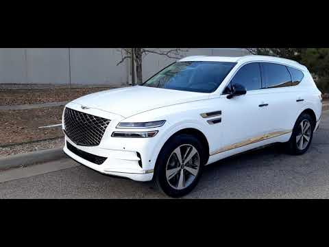 Thumbnail for 2021 Genesis GV80 - Vehicle walkaround and Vinyl Wrap in Satin White at Lynx by Vehicle