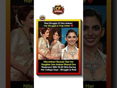 Real Struggle Of Isha Ambani Her Struggle Is Truly Unfair!💔 #viral
