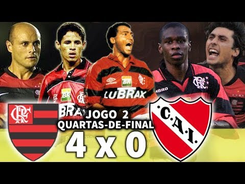 FLAMENGO 4 X 0 INDEPENDIENTE | COPA MERCOSUL 1999 ...