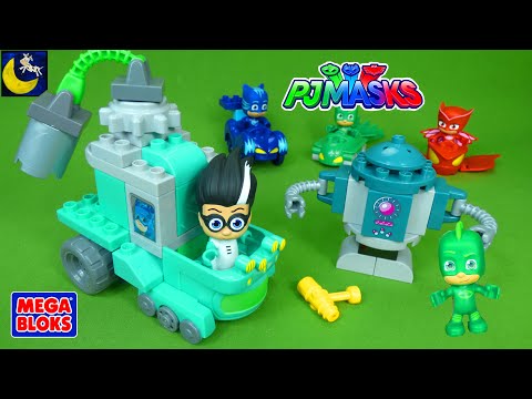Unboxing PJ Masks Mega Bloks Toys Romeo's Lab Playset Building Set for Toddlers Kids Toy Video!