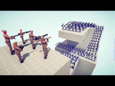 US ARMY SOLDIER vs 100x UNITS - Totally Accurate Battle Simulator TABS