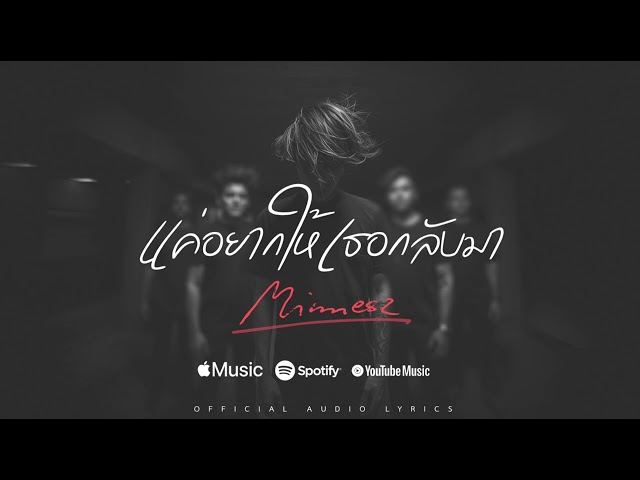 แค่อยากให้เธอกลับมา - Minnesz