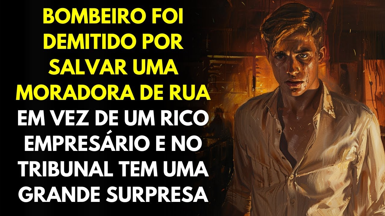 Bombeiro Foi Demitido Por Salvar Uma Moradora De Rua Em Vez De Um Rico Empresário