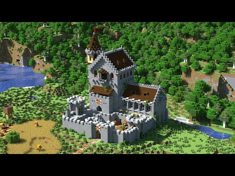 Minecraft Tutorial | Castle Base - Stonehill | Survival World Map Download