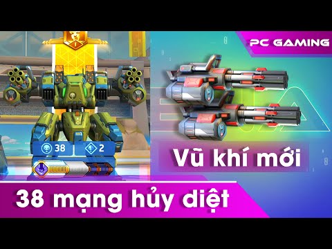 Mech Arena VN# 489 | Vũ khí mới Minigun 12 | Gatecrasher