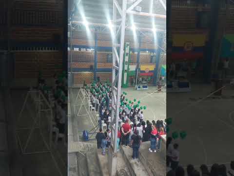 Entrega de símbolos institución educativa Pedro Nel Ospina Ituango Antioquia hoy jueves