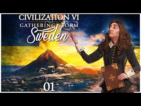 Civilization 6 - Gathering Storm Pre-Release as Sweden - Episode 1 ...Climate Nightmare...