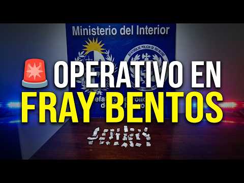 FRAY BENTOS: Operativos de la Brigada Antidrogas dejan dos detenidos y cocaína incautada