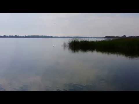 Jezioro Powidzkie, widok z pomostu przy restauracji