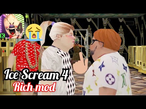 Ice Scream 4 Rich mod full gameplay