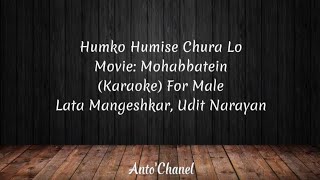 Download lagu Humko Humise Chura Lo (Karaoke) For Male mp3