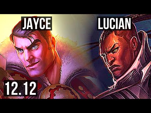 JAYCE vs LUCIAN (TOP) | 6/0/2, 300+ games, Dominating | KR Master | 12.12