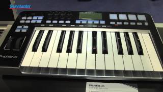 Video thumbnail for Samson Graphite 25 Controller Keyboard - Sweetwater at Winter NAMM 2013 by Sweetwater
