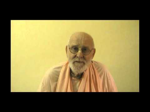 Srila Bhagavata Maharaj speaking on Nityam Bhagavata-sevaya Magazine