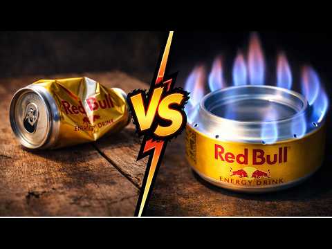 Don't Throw Away Red Bull Cans! Make This Simple Stove Instead