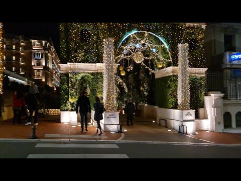 I visited the mall in Monaco 4k video