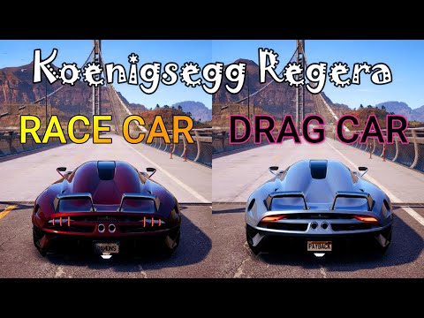 NFS Payback - Koenigsegg Regera (Race Car vs Drag Car) - WHICH IS FASTEST !!!