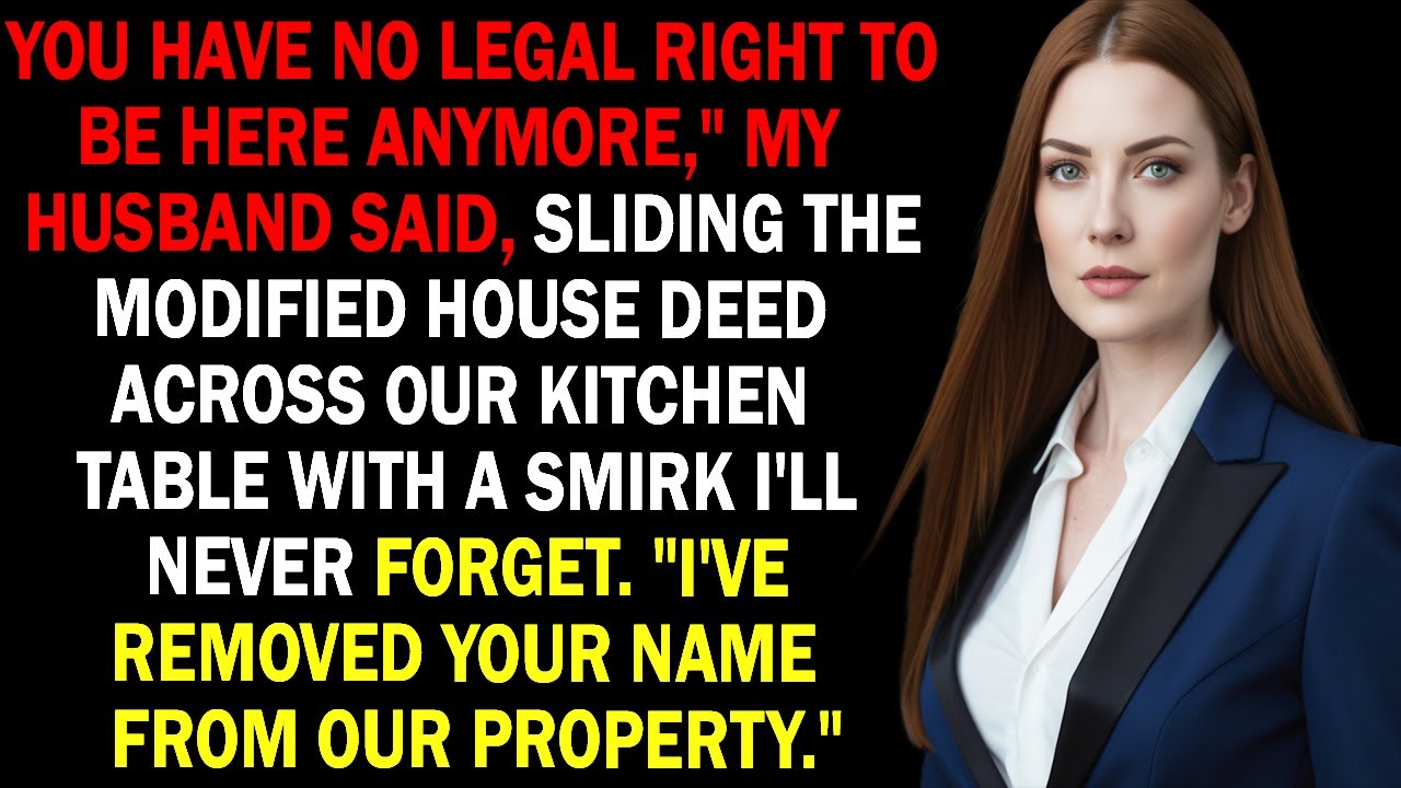 Husband Tried To Remove My Name From Our House Deed; The Look On His Face When The Lawyer Called