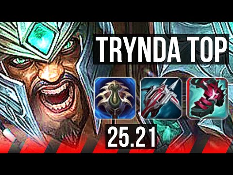TRYNDAMERE vs SETT (TOP) | 55k DMG, 7 solo kills, 19/4/12, Legendary | EUNE Master | 25.21