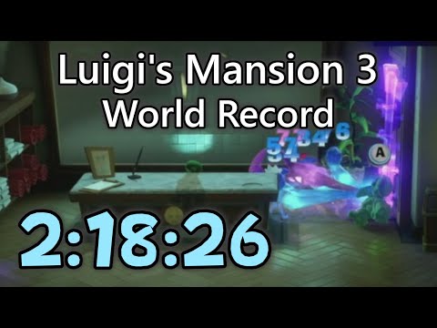 Luigi's Mansion 3 Speedrun Any% in 2:18:26 (Former Record)