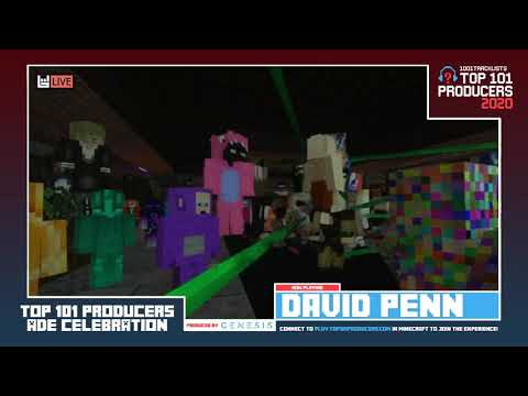 1001Tracklists - David Penn - LIVE @ 1001Tracklists Top 101 Producers 2020 Minecraft Festival | Club Stage