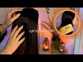 ASMR Light & Delicate Wooden Hair Brushing, Wooden Comb, Running Fingertips Through Hair for Sleep