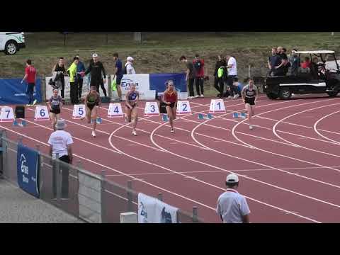 100m kobiet bieg 2 - Wałcz 20210810