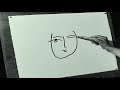 Watch Picasso Draw A Face 4K