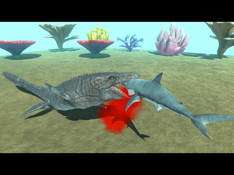 NEW UPDATE | Mosasaurus vs Every Strong Units - Animal revolt Battle Simulator