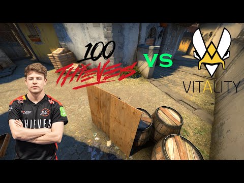 CSGO:POV 100 Thieves Jks vs Vitality(28/4) Inferno @ IEM Beijing 2019