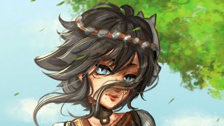 Art trade! #arttrade #speedpaint #timelapse #viral #genshin #genshinoc #procreate #rendering #brush