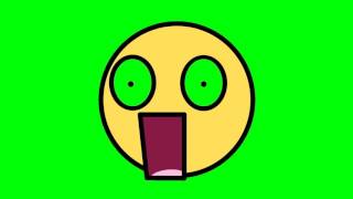 Shocked Emoji - Green Screen Footage Free Download