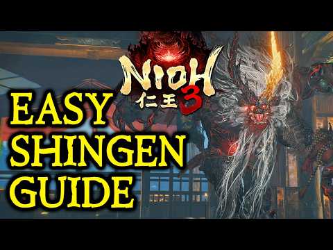 NIOH 3 BOSS GUIDES - Takeda Shingen (2nd Fight) Easy Kill!