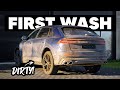 Cleaning The DIRTIEST Audi SQ8 - First Winter Wash