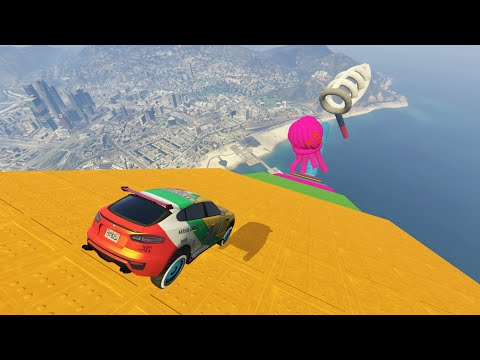 MEGA RAMPA IMPOSIBLE! DIRECTO AL AGUA!! - GTA V ONLINE