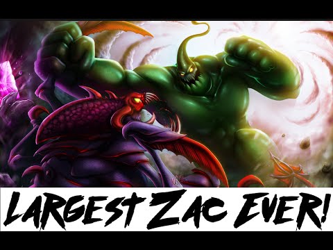 Biggest Zac Ever! Battle Of The Ages! Zac Vs Chogath!