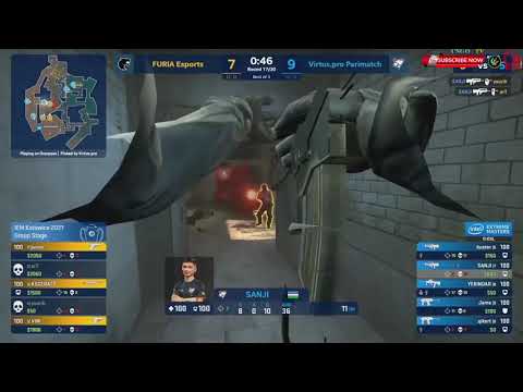 HUGE COMEBACK!!   FURIA vs Virtus pro   IEM Katowice  CSGO  HIGHLIGHTS !!!