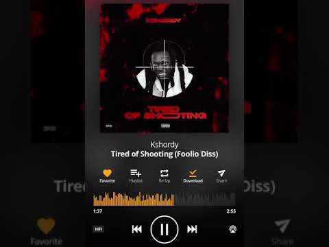 KShordy- Tired of Shooting (JULIO FOOLIO DISS)