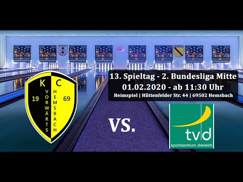 KC Vorwärts Hemsbach gg TV Dreieichenhain 2019/20 - 2. Bundesliga Mitte