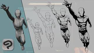 How I Use the 3D Models in Clip Studio Paint’s App to Draw a Pose
